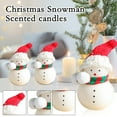 thumbnail image 2 of Christmas Snowman Shaped Scented Candle,Prefect for Christmas Eve Party Decoration and Gift, 2 of 5