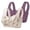S2-White, variant on successthop Wireless Bras for Women Plus Size 2 Pack Soft Everyday Snap Breathable Full Coverage Comfortable Bralette