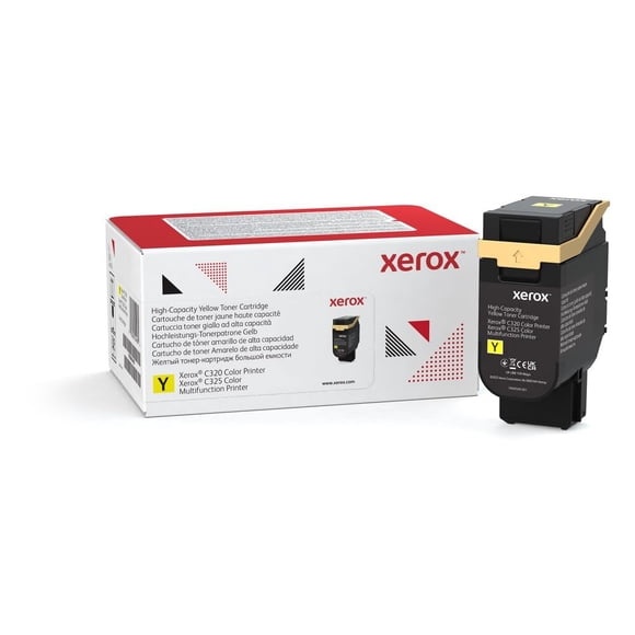 Cartucho de tóner Xerox C325 C320 amarillo de alta capacidad