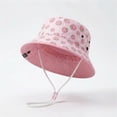 thumbnail image 2 of BOBOGOJP Baby Sun Hat Kids Summer Sun Protection Toddler Bucket Hat Wide Brim Adjustable Beach Hats for Boys Girls Age 0-6 Years, 2 of 6