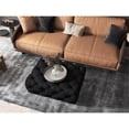 thumbnail image 4 of American Home Classic Jasper 17" Rectangular Fabric Ottoman in Black, 4 of 7
