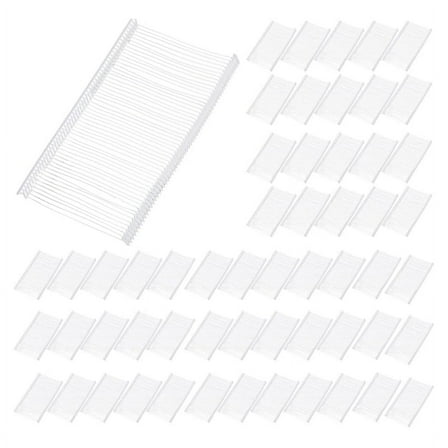 5000 Pcs 1 Inch Tagging GunFasteners,Plastic Micr OStitch Refillc, Clothing Tag Barbs Attachments,Garment GunRefills