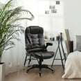 thumbnail image 2 of Vinsetto Chaise de Bureau Exécutive Réglable en Hauteur avec Roues Pivotantes et Accoudoirs, 2 of 10