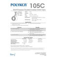 thumbnail image 2 of Polyken 105C Professional Double Sided Cloth Tape 2" X 25 Yards, 2 of 3