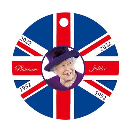 

Ran 2022 Britain s Queen 70 Years Decoration Pendant Wooden Souvenir Pendant Acrylic Double Sided Listing Christmas Decoration Pendant