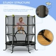 thumbnail image 5 of Trampoline For Kids, 64" Outdoor Large Trampoline Trampoline For Kids With Safety Enclosure Steel Frame, Indoor Outdoor Recreational Trampolines For 3 - 10 Years, 5 of 7