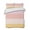 Orange, variant on Quilts King Size, Colorful Stripe Soft Comforter Bedding Set for Bed, Modern Pink Purple Yellow Vertical Striped Lightweight Quilted Bedspread with Pillow Cover(2 Pieces) for All Season, 96x106 Inch