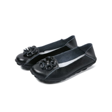 

Harsuny Women Walking Lightweight Loafers Comfort Slip On Flats Nurse Nonslip Low Top Shoes