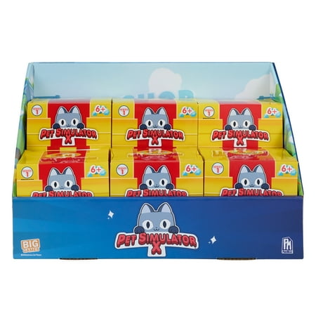 PET SIMULATOR X - Mystery Pet Treasure Plush w/ Name Tag (One Randomized Collectible Plush  Series 1) [Includes DLC]