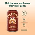 thumbnail image 3 of OLIPOP Prebiotic Soda, Classic Root Beer, 12 fl oz, Pantry Packs, 3 of 10