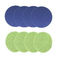 thumbnail image 1 of 8x Tampons Ronds 5 Pouces pour Nettoyage de Sol Électrique Rotatif, 1 of 7