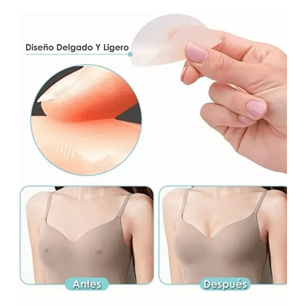 12pcs Pezoneras Bra Levanta Push Up Cubre Pezon De Silicon Walmart en linea