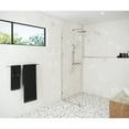 thumbnail image 4 of Glass Warehouse  28" x 86.75" Frameless Shower Door - Arched Single Fixed Panel Polished Chrome Chrome Finish, 4 of 5