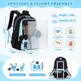 thumbnail image 6 of Gynky School Backpack - 3Pcs Backpack Set Cute Bookbag Middle School Backpacks for Teens Bookbag School Bags 3 Set, 6 of 9