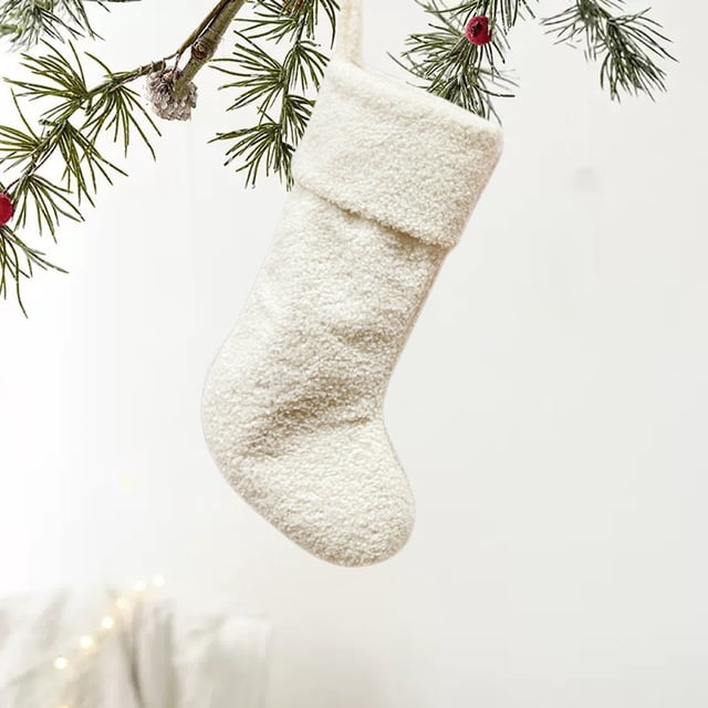 Rustics Christmas Stockings, 18 In Stockings, Thick Plushes, Merry Christmas Home Decor, Xmas Party Decorations, Winter Gifts, Foldable Design, Plush Fabric, for Bedroom, High Volume Search, Best