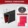 thumbnail image 2 of Borde de goma YANRUIPRO, autoadhesivo, 20 pies, EPDM negro, 2 of 7