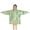 Green Ethnic Paisley, variant on Green and White Geometric Quatrefoil Pattern Blanket Hoodies for Kids 6-13YR Oversize Wearable Blanket Hoodies for Boys Girls Teens