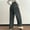 #007-Dark Gray, variant on Women's Retro Wide Leg Corduroy Pants - Flowy Casual Trouser with Solid Color and Versatile Fit​​