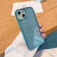 thumbnail image 2 of Compatible with iPhone Xs Max Phone Case Cover Glitter Bling Cute Flexible Sparkly Clear XS Max Case Shockproof for Women Girl 6.5'' Blue, 2 of 12