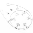thumbnail image 4 of Mgaxyff Hanging Photos Clips Heart Shapes Steel Wire Rope Wall Pictures Display Decoration,Metal Photos Clips,Wire Hanging Photos Clips, 4 of 12