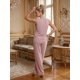 thumbnail image 3 of Conjunto 2 Piezas Elegante, Chaleco Abotonado y Pantalón de Pierna Ancha, Look Moderno para Mujer, 3 of 5