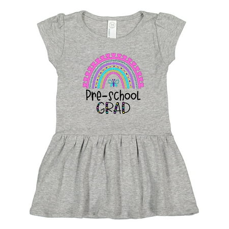 

Inktastic Pre-School Grad- Graduation Rainbow Gift Toddler Girl Dress