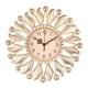 thumbnail image 4 of Reloj colgante de pared silencioso moderno, estilo europeo, decoración retro creativa, reloj de pared para el hogar, dormitorio, baño, oficina, cocina Estilo B, 4 of 8