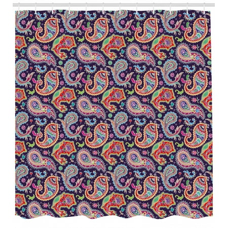 Paisley Shower Curtain Sixties And Seventies Hippie Themed