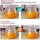 thumbnail image 4 of U Chef Juego de 3 Tarros de Vidrio Herm&eacute;ticos para Almacenamiento de Alimentos, Frascos de Vidrio, Recipientes de Vidrio de Cocina para Harina, Cereales, Caf&eacute;, Pasta, Incluye eti, 4 of 9