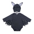 thumbnail image 1 of Nuevos disfraces de Halloween, mameluco para bebé recién nacido, ropa para niño pequeño, mono con alas de murciélago para niña pequeña, sudaderas con capucha, mono con orejas, pijama, 1 of 4
