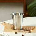 thumbnail image 5 of AGH 15 oz Silver Sublimation Stainless Steel Pint Cup Tumbler Set of 8, 5 of 6