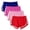 Pink, variant on iHPH7 4pcs Gym Shorts Women Pack, Running Shorts for Women, Athletic Shorts for Women, Booty Shorts for Women, Womens Shorts Casual, Black L