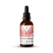 Lion's Mane Extract, Natural Herbal Supplement for Cognitive Support, Lion's Mane (Hericium erinaceus) Dried Mushroom Tincture, Alcohol-Free, Drops 2 oz