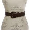 thumbnail image 2 of OnlineBelts Women Faux Embossed Alligator Full Grain Leather Square Belt, 2 of 4