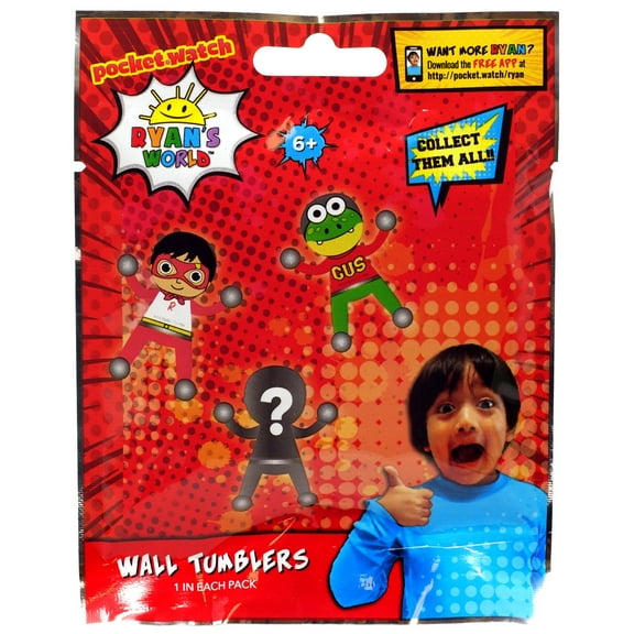 Pocket Watch Ryan's World Wall Tumblers Mystery Pack
