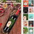 thumbnail image 1 of Decoraciones navideñas para botellas de vino, 10 piezas/juego de pegatinas navideñas para botellas de vino, pegatinas navideñas para botellas de vino, diseño revolucionario, 1 of 8