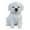 White WH, variant on Resin Dog Figurine Cute Simulation Pet Model Bichon Desktop Home Decor Collectible Ornament Hand Painted Durable Room Office Gift for Pet Lovers Emotional Companion