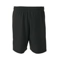 thumbnail image 2 of A4 NB5178 Youth Fast Break Short - Black/White - S, 2 of 2