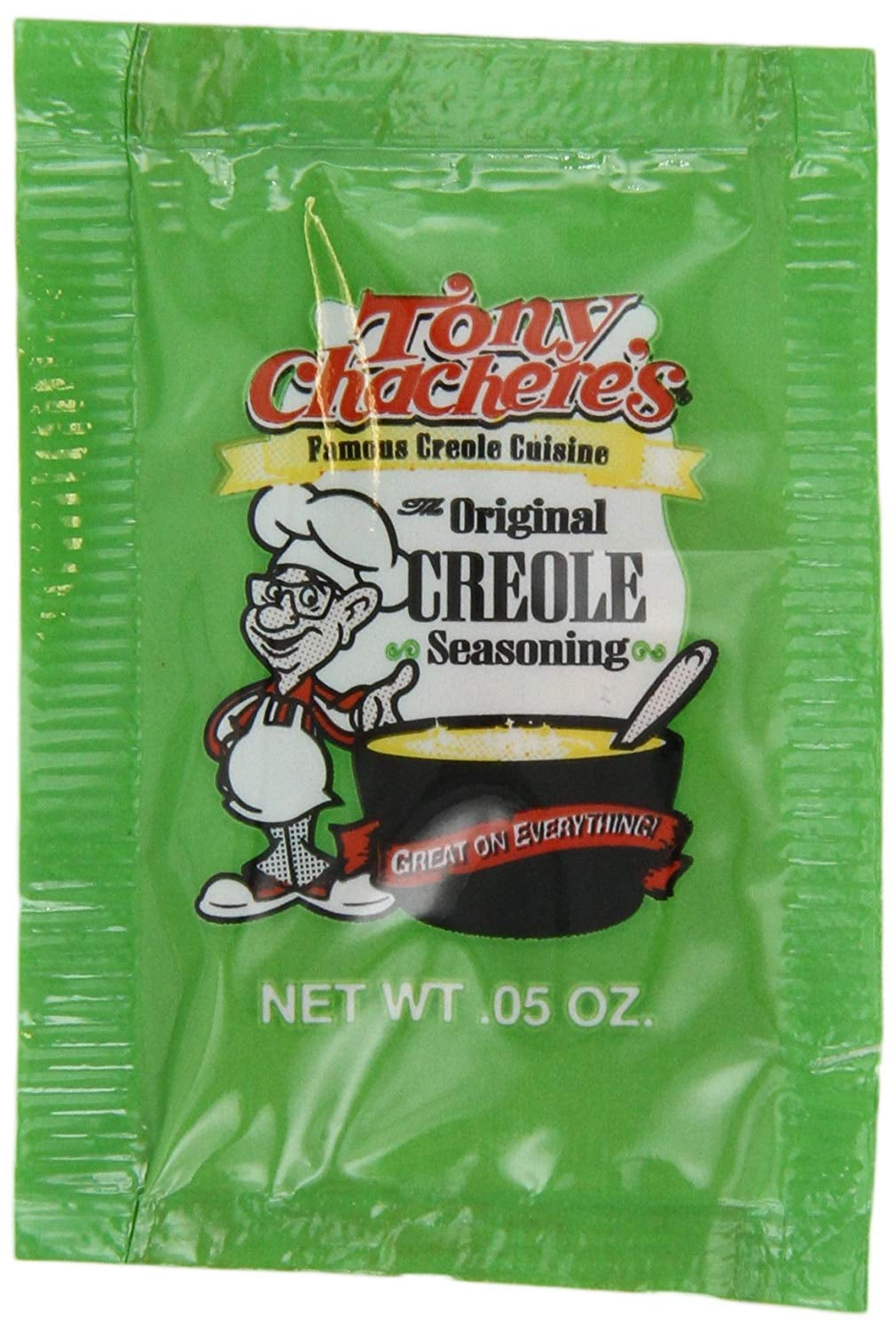 Tony Chachere Original Creole Seasoning, 0.05-Ounce, 1000-Count Bags - Walmart.com