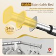 thumbnail image 4 of Perchero Raybee de 190 cm, resistente, 204 kg, con ruedas bloqueables, 4 of 8