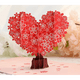 thumbnail image 1 of Tarjeta de felicitación emergente en 3D, tarjeta de aniversario con árbol de flores en forma de corazón, tarjetas de San Valentín en 3D, tarjeta de cumpleaños para esposa, día de la madre, tarjeta de, 1 of 8