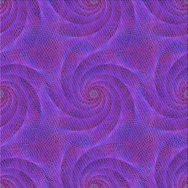 Ahgly Company Machine Washable Indoor Square Transitional Purple Daffodil Purple Area Rugs, 4' Square