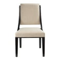 thumbnail image 6 of Side Dining Chair, Set of 2, Beige, Fabric, Kitchen Cafe Bistro Hospitality Restaurant, Modern Contemporary HB33417, 6 of 8