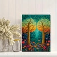 thumbnail image 2 of Whimsical Flower Tree Canvas Wall Art Print, Living Room Bedroom Boho Entryway Decor, 2 of 8