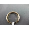 thumbnail image 2 of 2 Ct Round Cut Lab Created Diamond Half Eternity Wedding Band 14K Yellow Gold Plated 925 Silver, 2 of 4