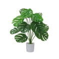 thumbnail image 2 of Planta Bonsai Artificial de Monstera Deliciosa para Interiores con Ramas Ajustables, Follaje Realista, 45cm para Decoración de Hogar, Oficina y Exteriores, 2 of 6