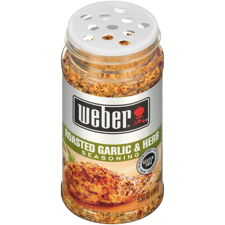 Weber Seasoning, Roasted Garlic & Herb - 5.5 oz