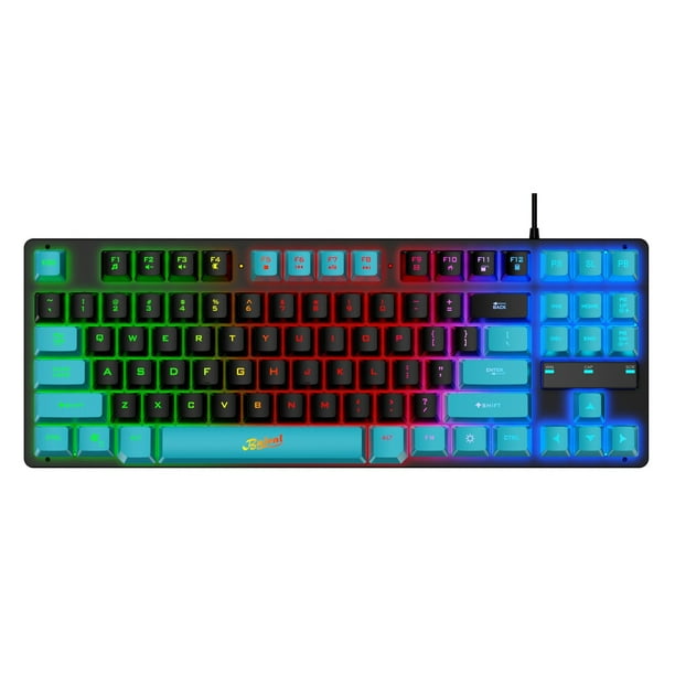 Keyboard Bajeal Kb10 Mechanical Feel Keyboard 87Key Gaming Laptop