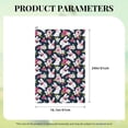thumbnail image 4 of Kdxio Rabbit And Rose Pattern Golf Towel (24" X 16") with Carabiner Clip - The Convenient Golf Cleaning Towel, 4 of 8
