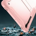 thumbnail image 4 of Dteck for Samsung Galaxy Tab S10 FE Plus Case with Kickstand, Heavy Duty Shockproof Rugged Case with S Pen Holder for Galaxy Tab S10 FE+ 13.1 inch SM-X620/X626B 2025,Rosegold, 4 of 7
